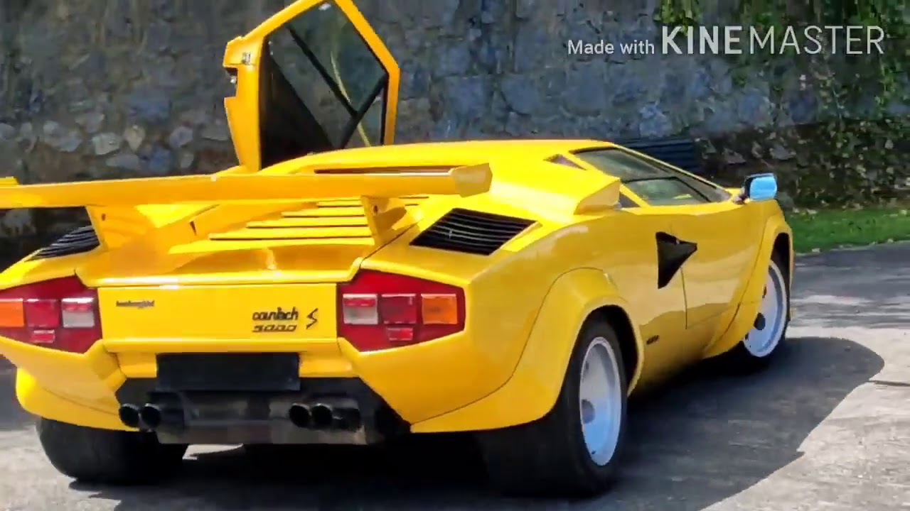 Sunday ride on Lamborghini Countach LP 5000S