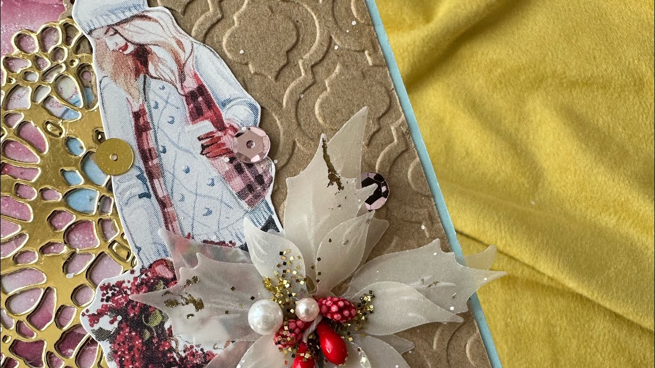 СкрапВлог 39/2025. Открыточный вложик. Показываю как сделать фольгирование ❤️