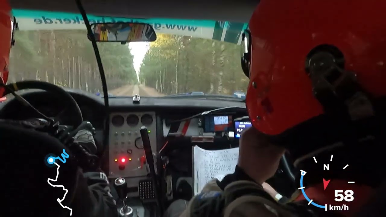 Lausitzrallye 2023 / WP6 Mulkwitz 2 / Becker-Mürkens / Onboard / Audi Coupe Quattro