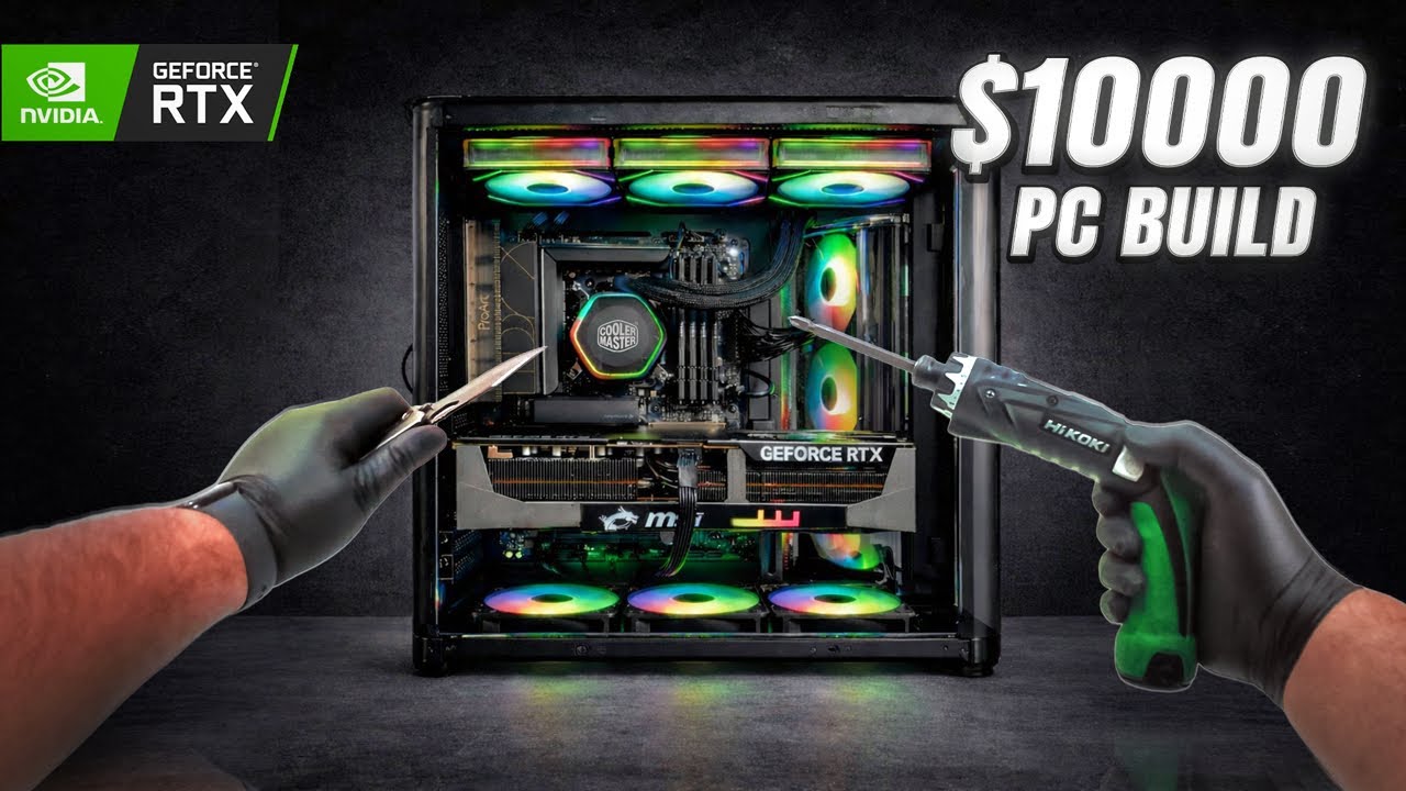 $10,000 MONSTAR PC BUILD 🔥 Ryzen 9 9950X3D + MSI RTX 5090