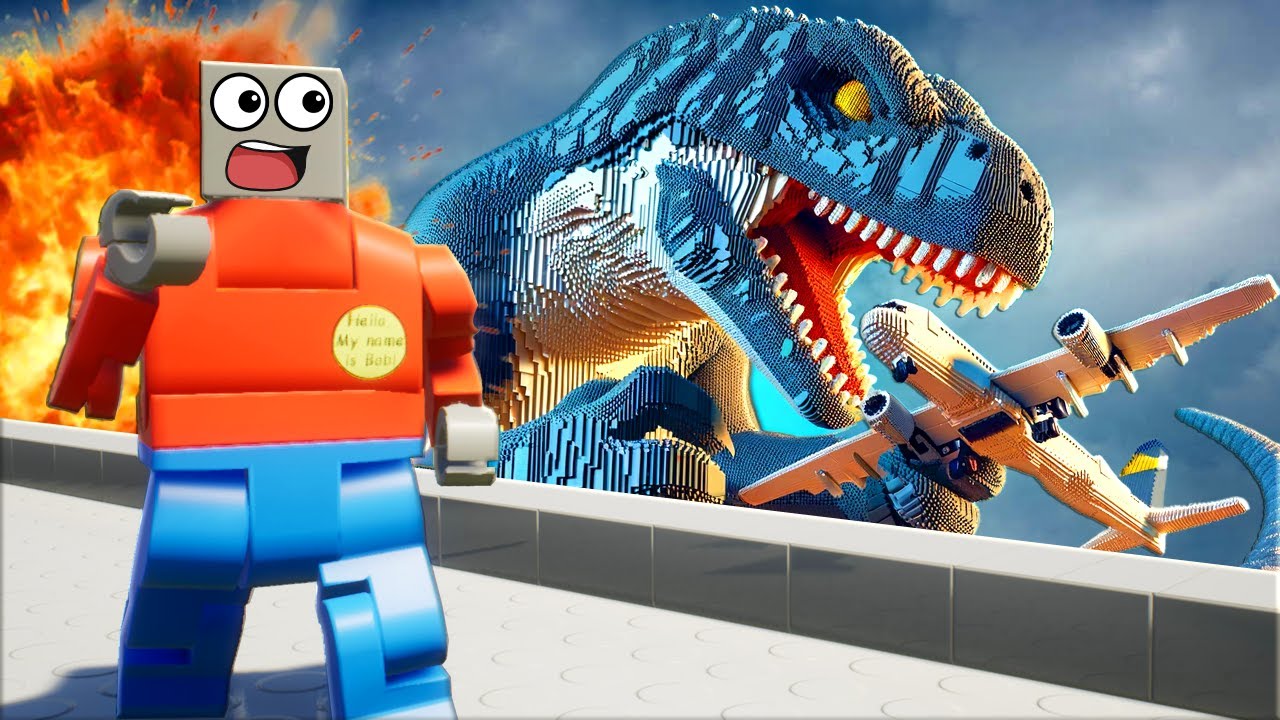 MASSIVE LEGO MONSTERS Survival in Brick Rigs Multiplayer!