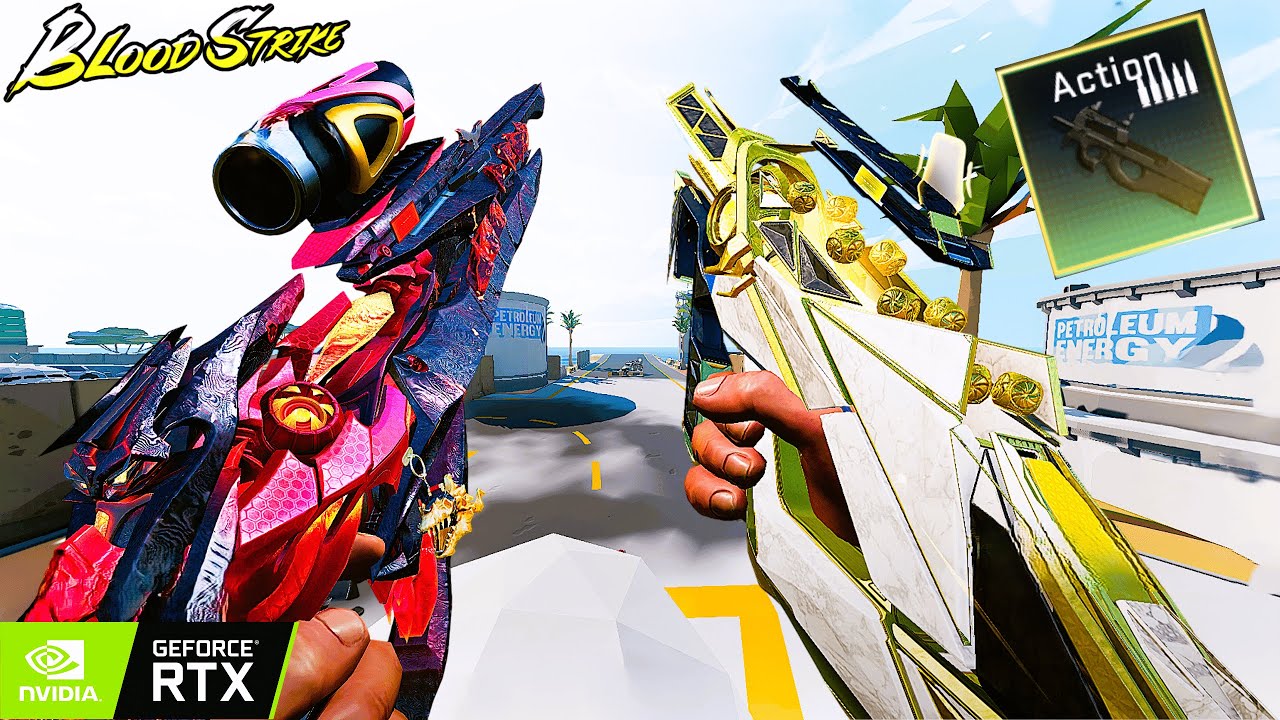NEW META!! BAS Build P90 + SCAR & Loadout⚡25 KILL INSANE HARD LOBBY Blood Strike Gameplay