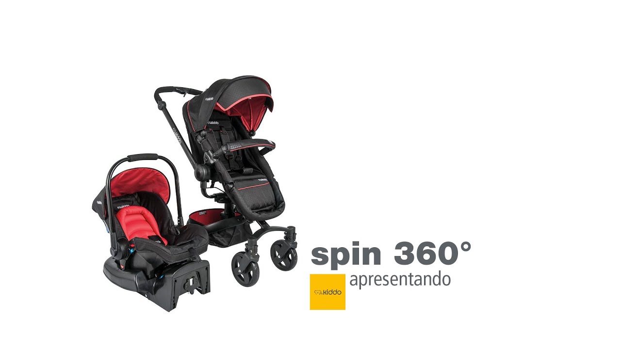 carrinho spin 360º - travel system | apresentando
