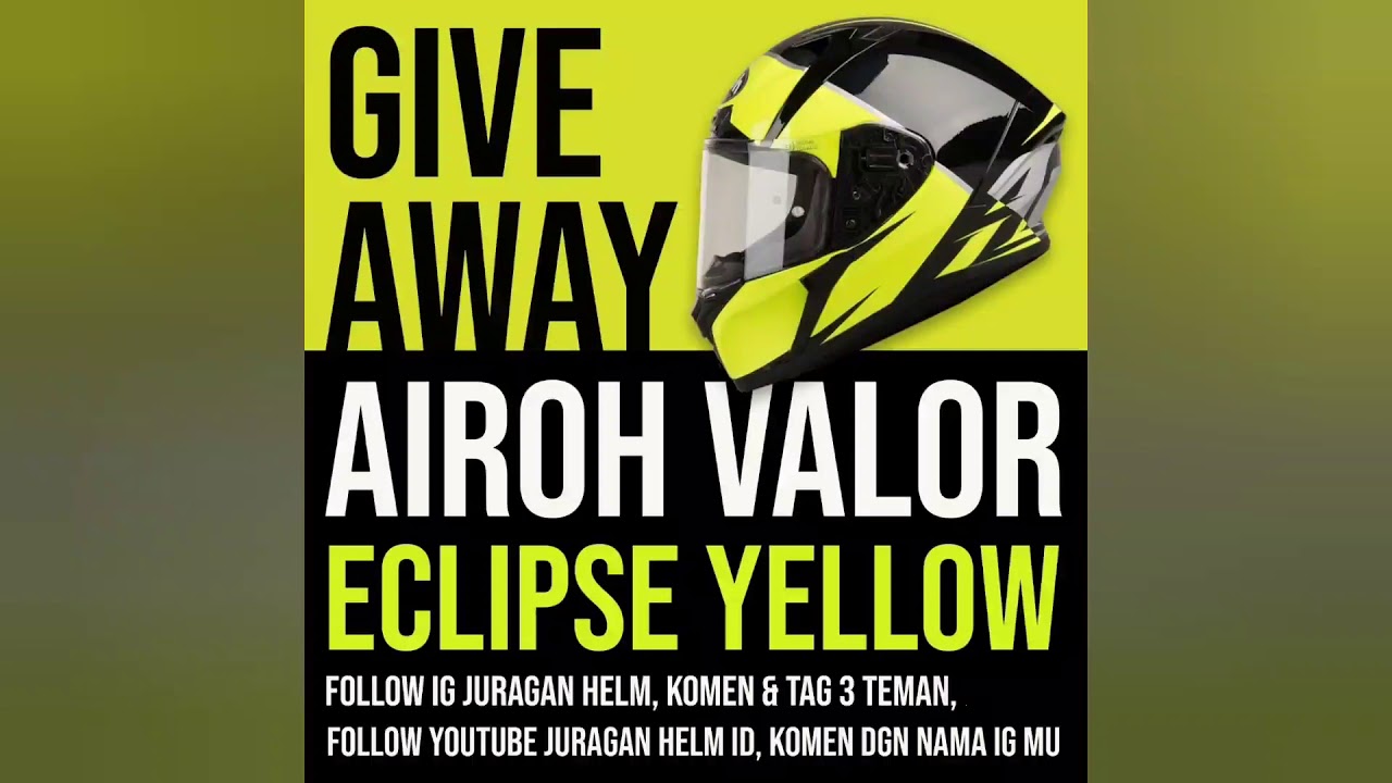 GIVE AWAY AIROH VALOR PART 2 !!