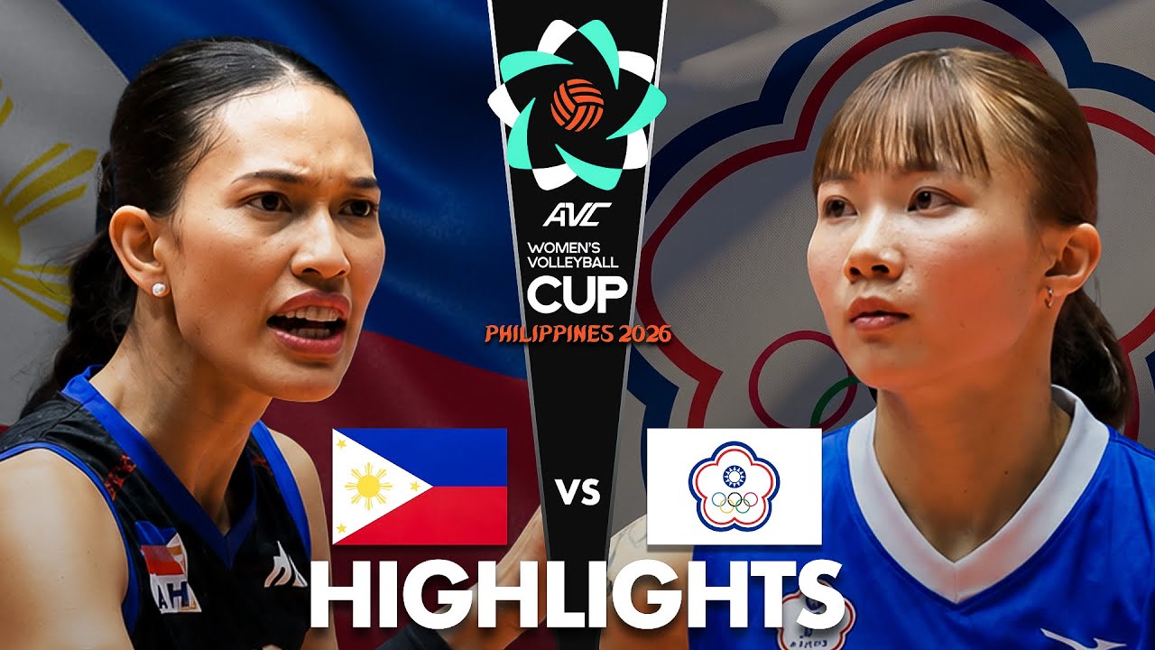 Philippines vs Chinese Taipei | Highlights | AVC Women's Cup 2026