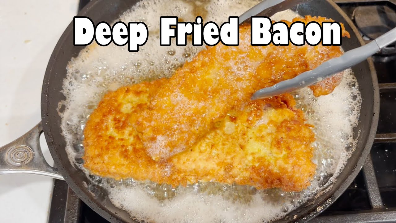 Breaded and Deep Fried Bacon Slab