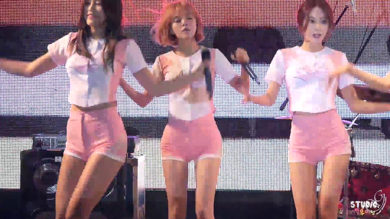 141030 AOA 지민 대림대학교 축제 직캠(Fancam) 단발머리