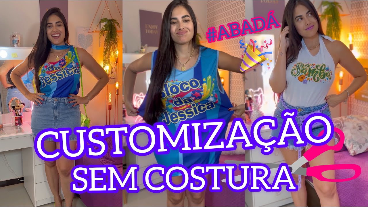CUSTOMIZAÇÃO DE ABADÁ MEGA FÁCIL DE FAZER
