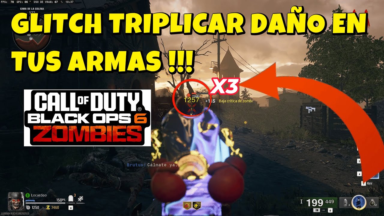 NUEVO GLITCH BO6 TRIPLICA EL DAÑO DE TU ARMA EN ZOMBIES CUALQUIER MAPA, FACIL!