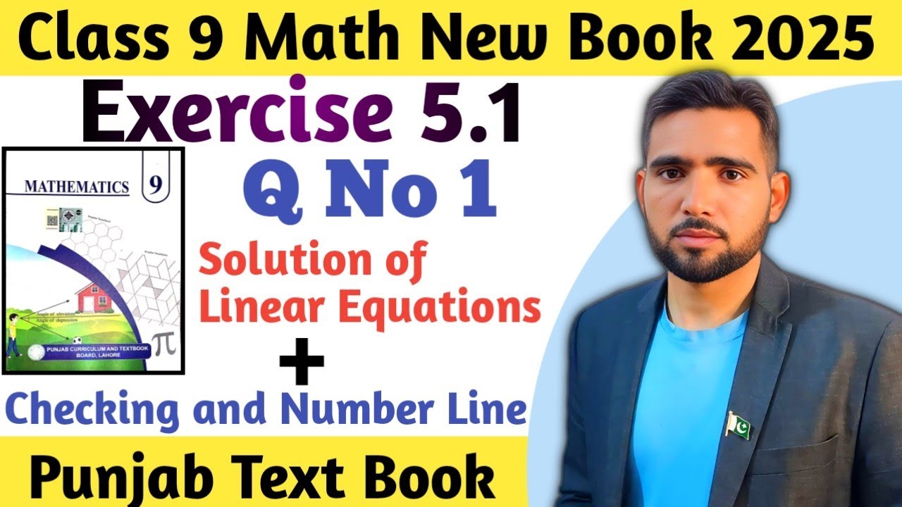 Exercise 5.1 Question Number 1 Class 9 Math New Book PCTB 2025 | Ex 5.1 Q 1 | Naimat Maths