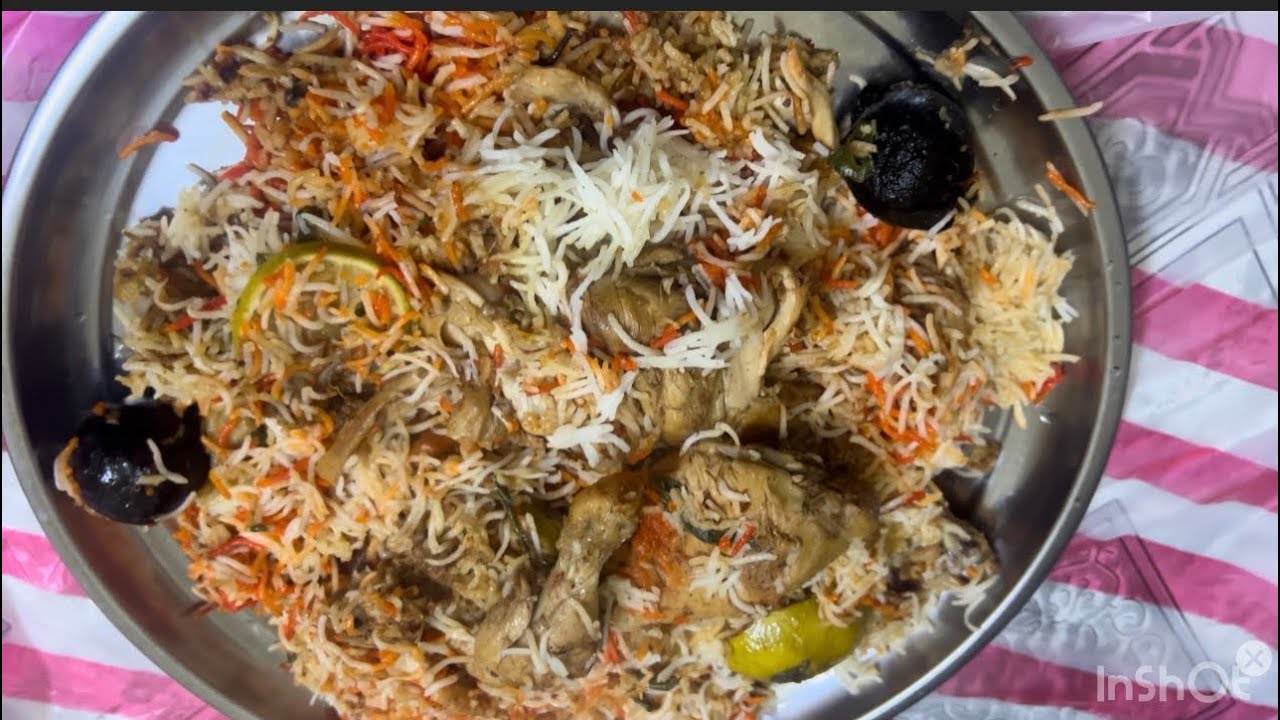Karachi spicy Chicken Biryani🌶️😋 #youtube 