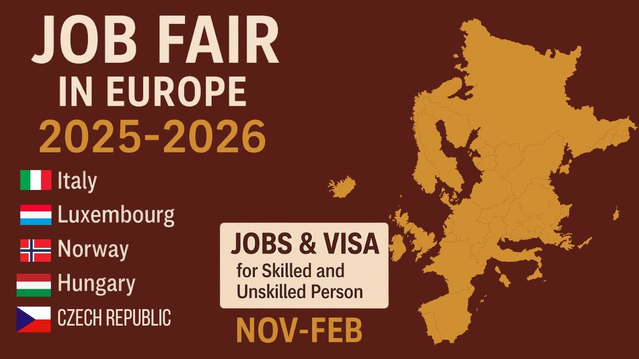 Top Job Fairs in Europe 2025 & 2026 | Career Opportunities, Work Abroad & Recruitment Events