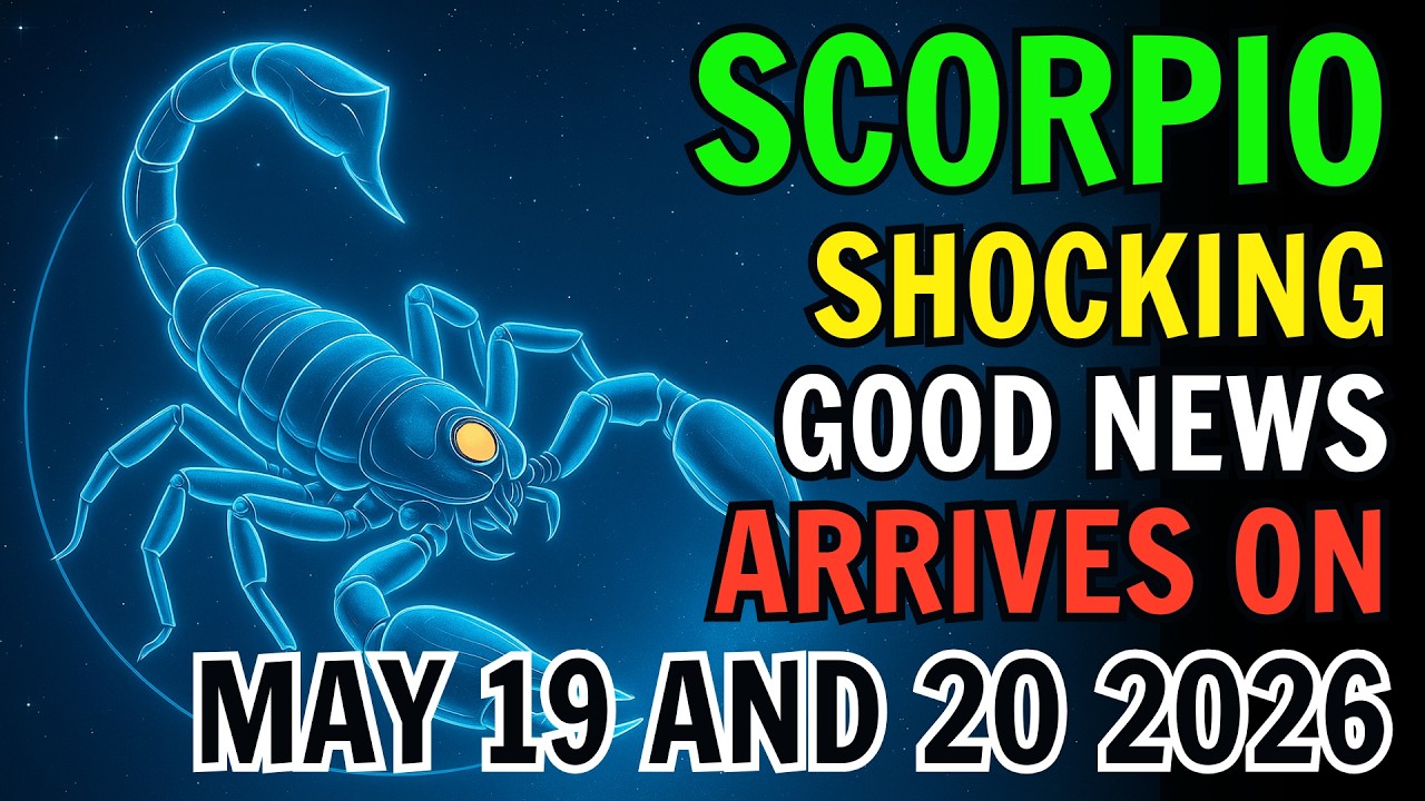 SCORPIO ♏ RED WARNING! 🚨 HUGE NEWS ARRIVES MAY 19 & 20, 2026 &mdash; YOUR PATH SHIFTS ✨