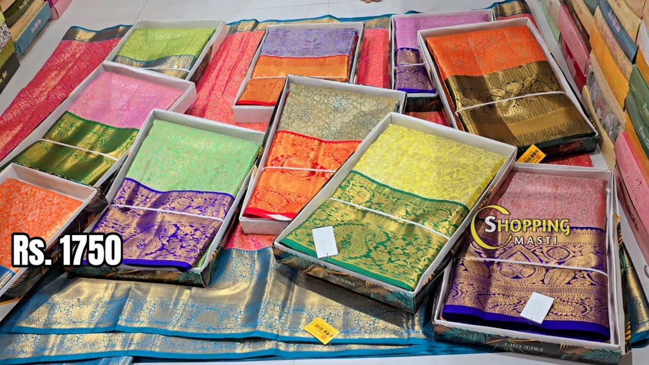Madina wholesale|| Marriage season special pattu sarees with wholesale price No extra gst 