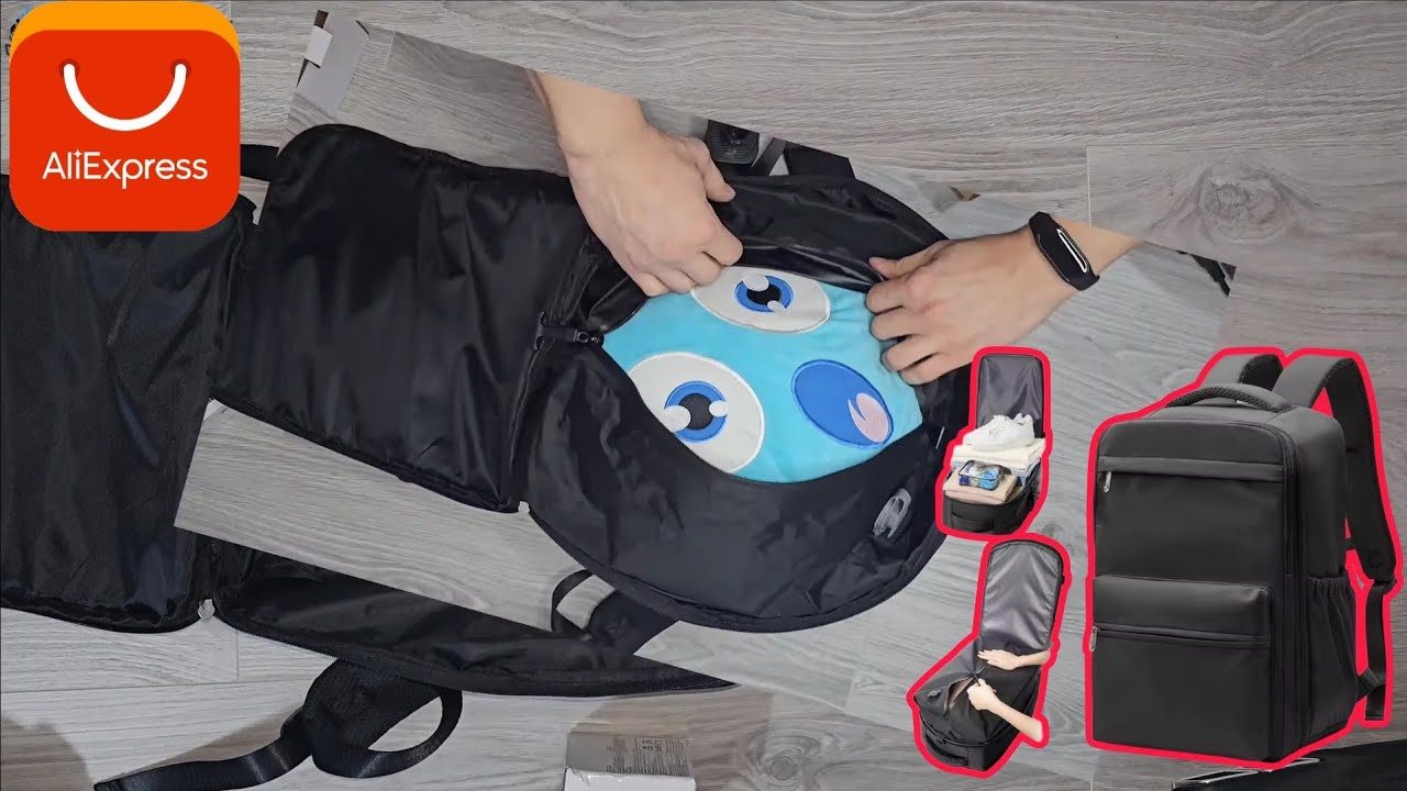 Vacuum Backpack Test! Compress Your Clothes for Travel? AliExpress Gadget Review