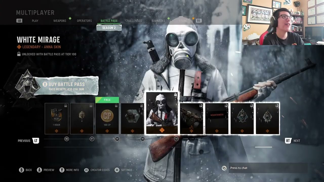 Everything inside the COD Vanguard Season 2 Battle Pass