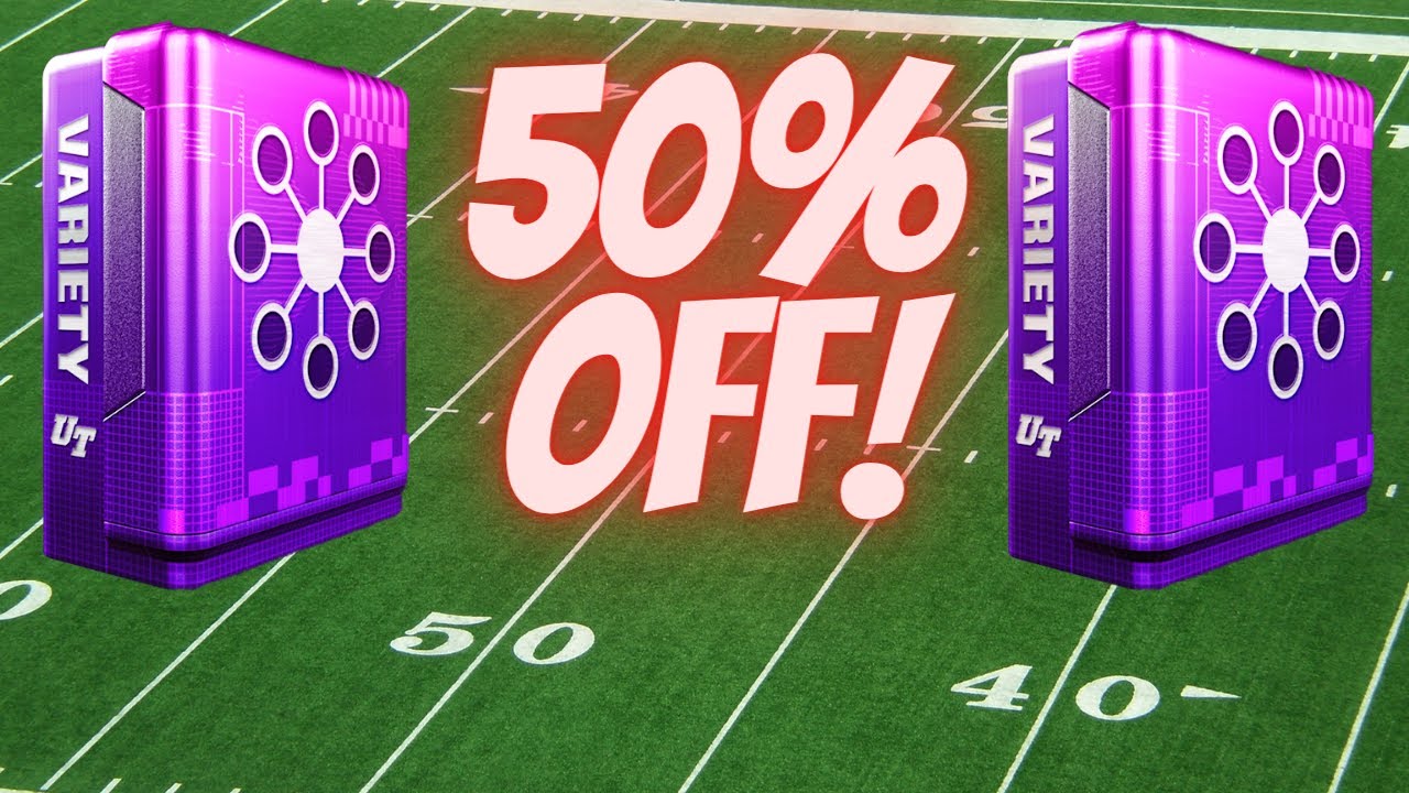 50% OFF TRAINING VARIETY PACKS! LETS PULL SOME FLAMES! | MADDEN 23 ULTIMATE TEAM