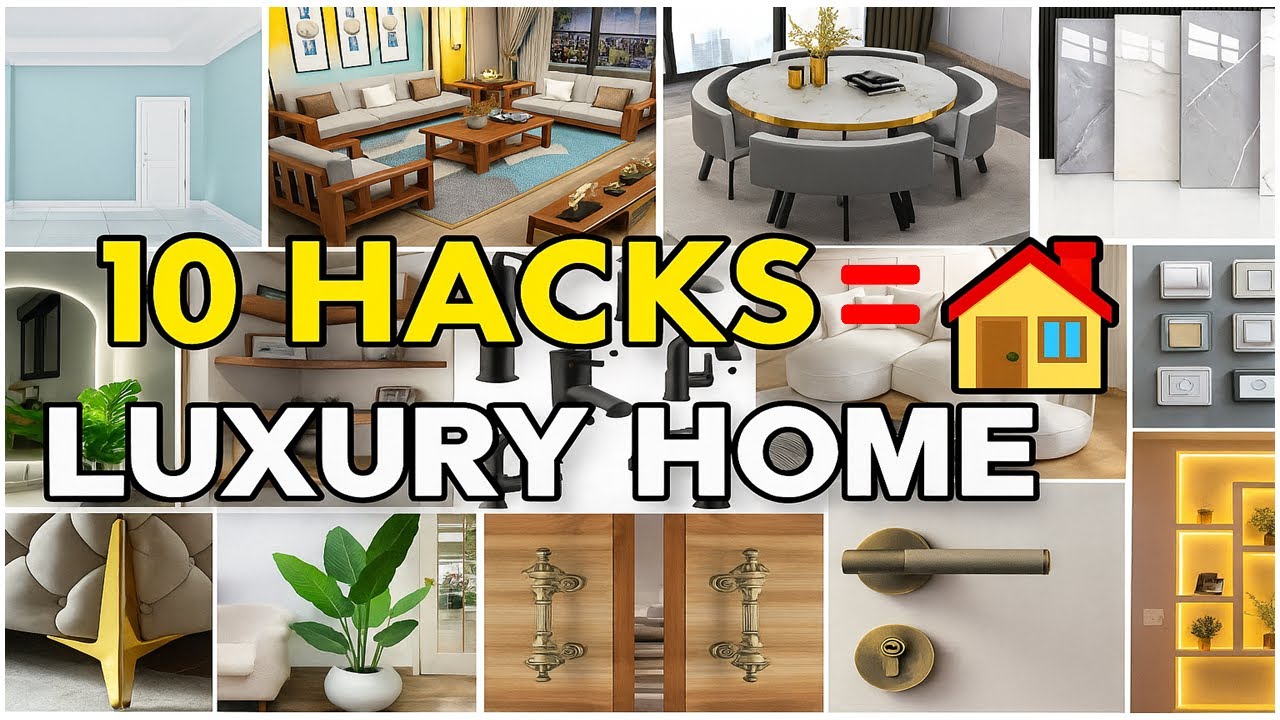 10 Home Decor Hacks I 10 Simple Home Decor Hacks to Make Your Home Look Luxurious on a Budget I