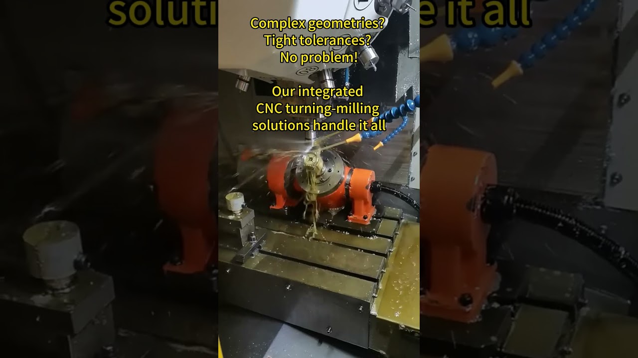 Precision CNC machining for custom metal parts #cncmill#cncmachiningservice