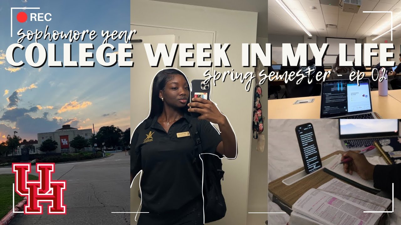 *realistic* college week in my life 2025 | University of Houston | NSBE, young life, morning routine