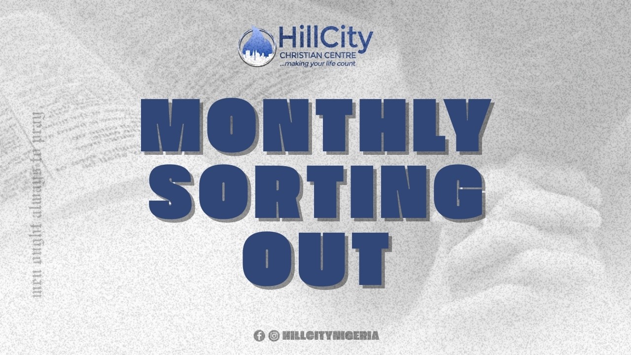 HCC MONTHLY SORTING OUT - 27TH FEBRUARY, 2026
