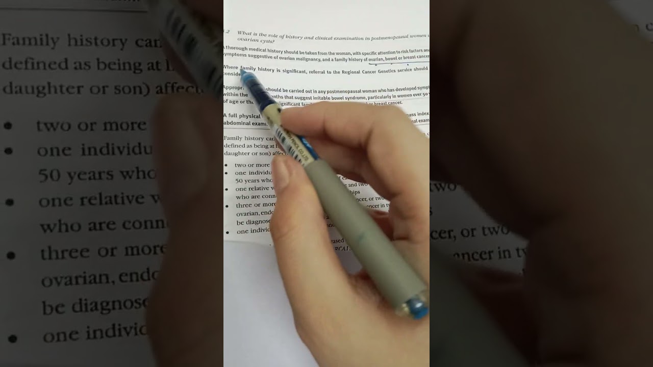 POSTMENOPAUSAL WOMEN WITH OVARIAN CYSTS RCOG GUIDELINES PART 1 DISCUSSION MRCOG 2