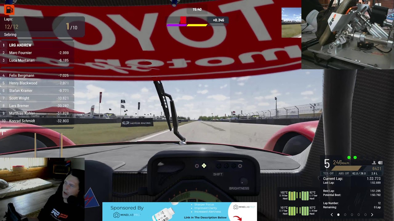 Project Motor Racing Career mode Lets play Toyota GT-1 4K ULTRA 100% Difficulty AUTHENTIC mode