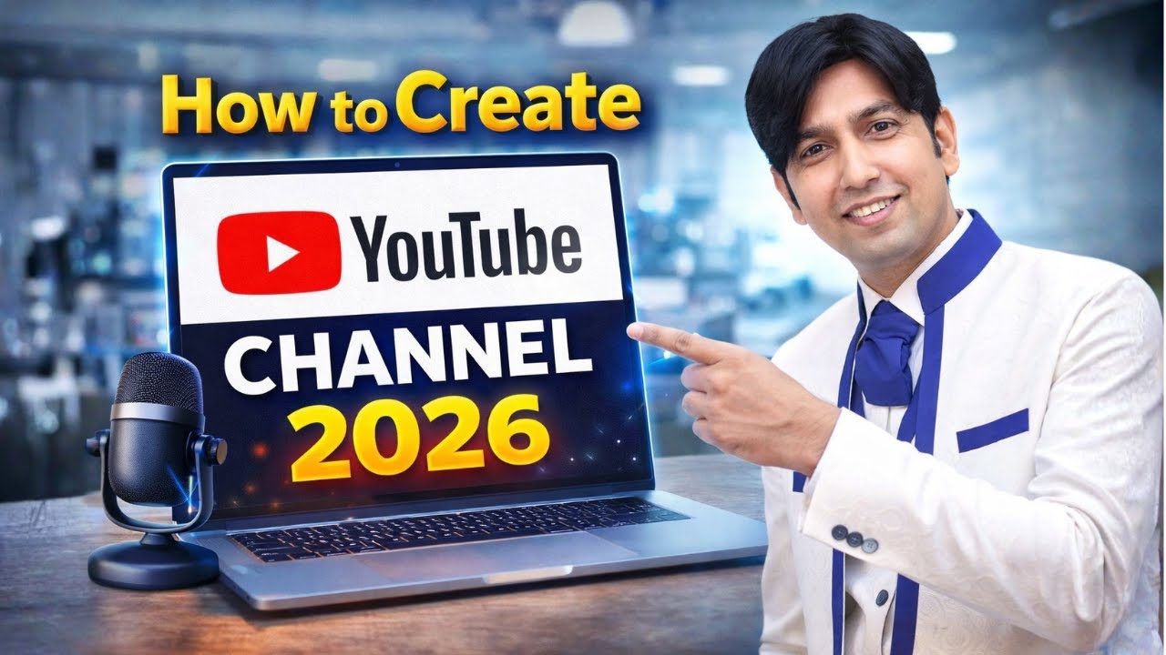 How to Create a YouTube Channel in 2026 & Monetization Guide | Step by Step (Beginner Friendly)
