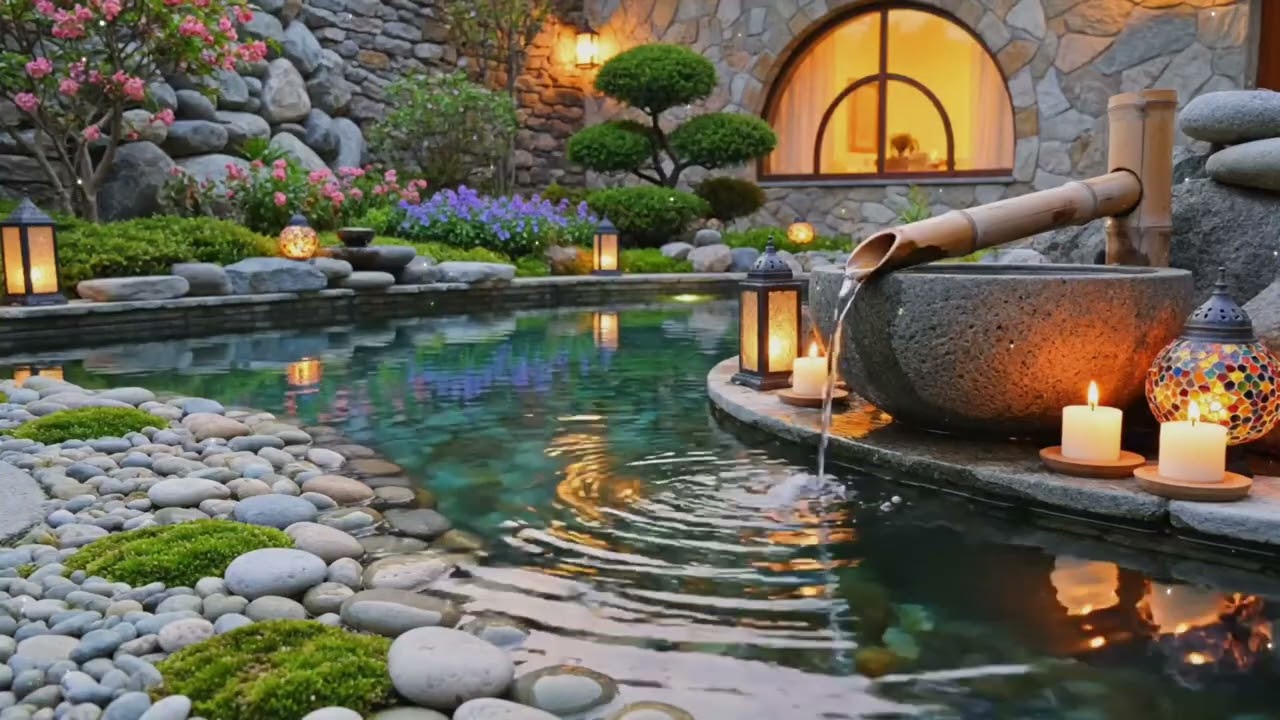 Peaceful Piano & Flowing Water Deep Relaxation for Stress Relief and Inner Balance | Calm Your Mind