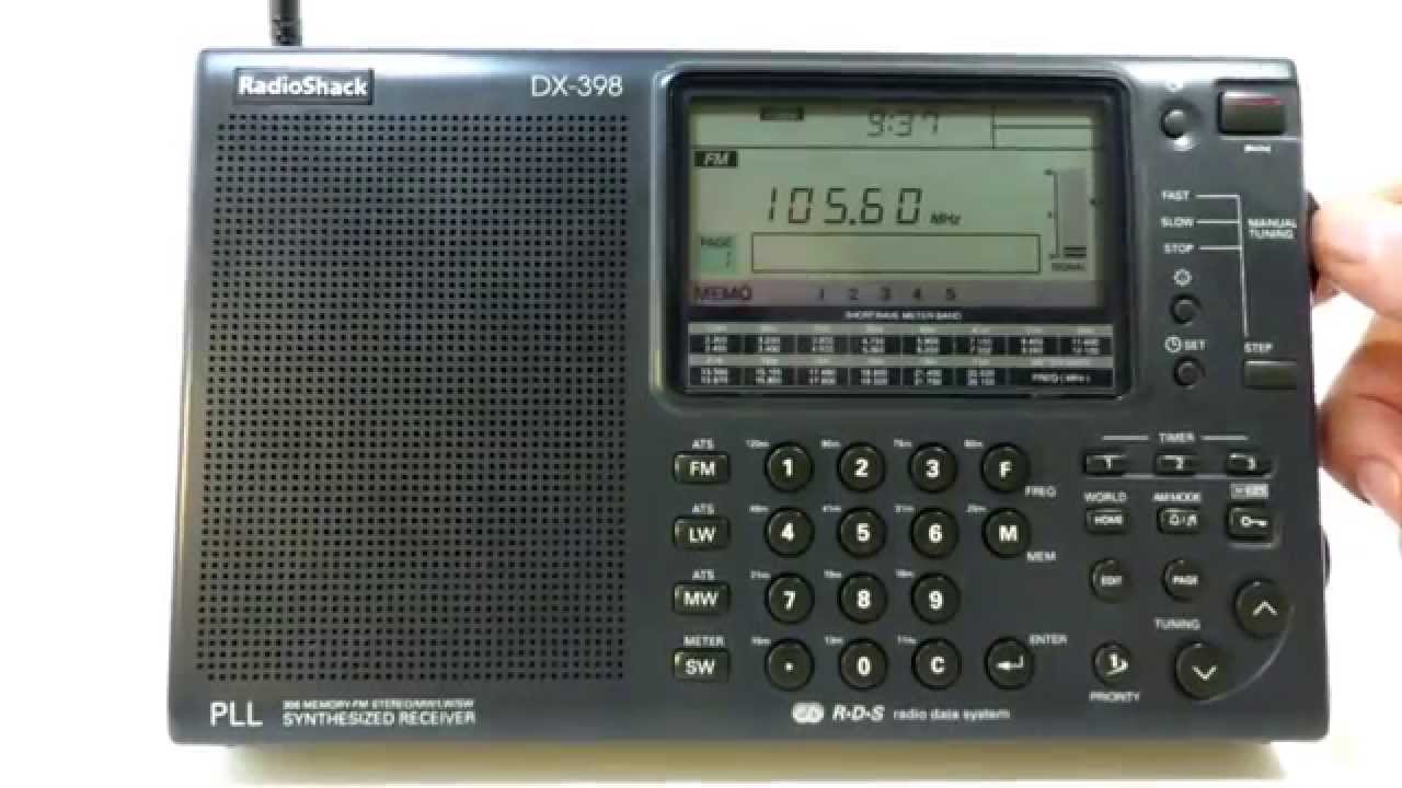 Radioshack DX-398 / Sangean ATS-909 All band radio receiver