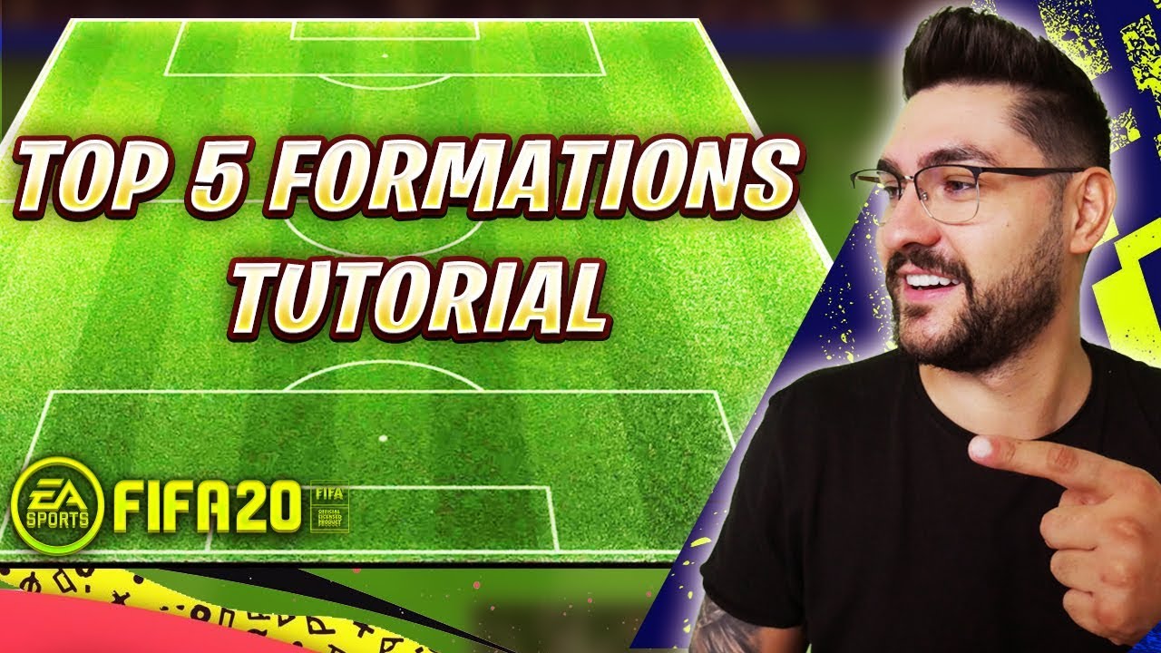 BEST 5 FORMATIONS TO USE in FIFA 20 ULTIMATE TEAM & H2H - TOP FIFA 20 FORMATIONS TUTORIAL