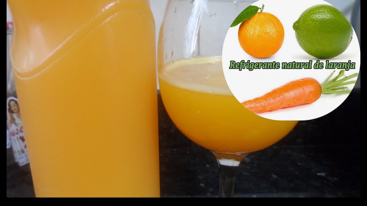 Refrigerante natural de laranja (Natural orange refrigerant)