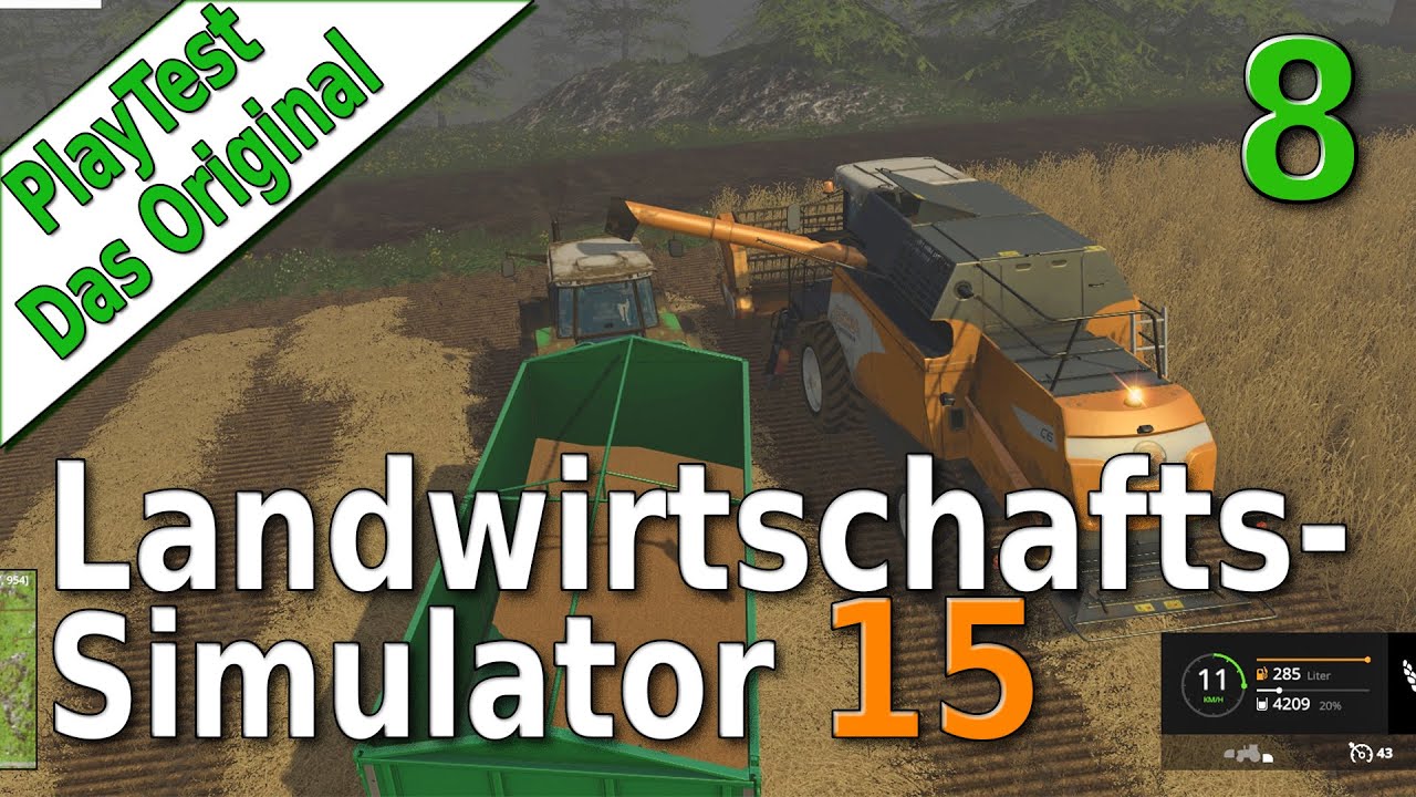 [RE-UP] LS15 PlayTest #8 BGA leer schaufeln Landwirtschafts Simulator 15 deutsch HD