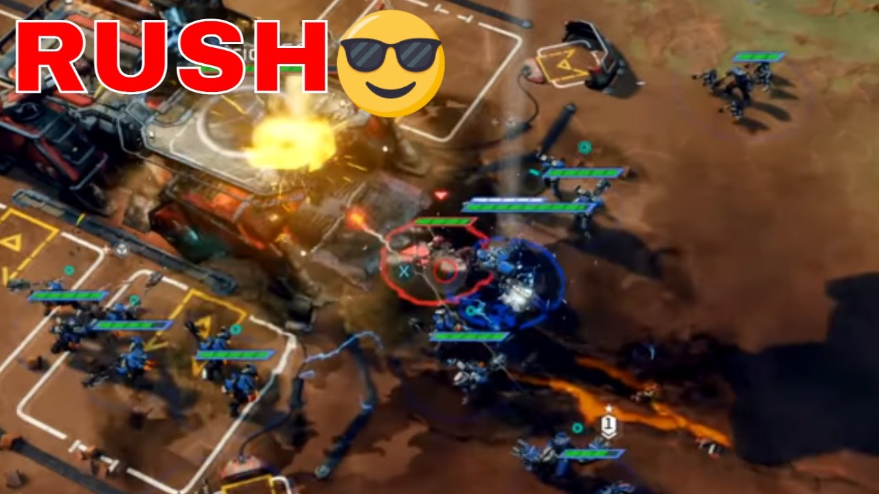 Super Fast Voridus Play Halo Wars 2 Pro Builds & Rushes