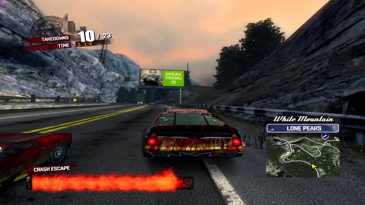 Burnout Paradise - 8 Players meet in the Wildcats' Baseball Stadium - Offline Method