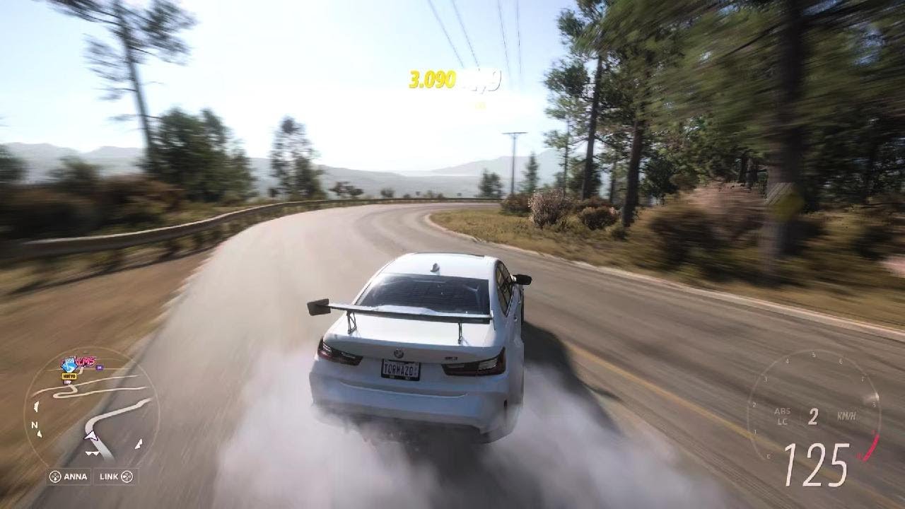 Bmw m3 competition sedán practica drift