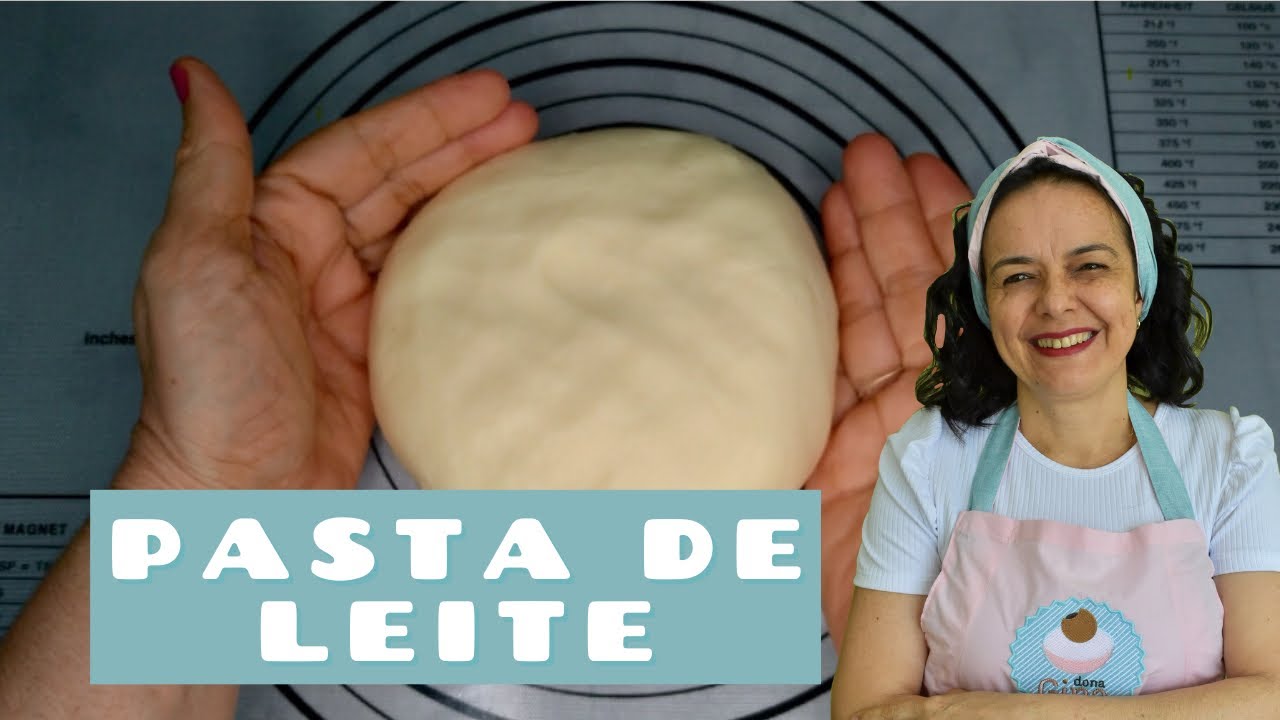 PASTA DE LEITE EM PÓ - Com apenas TRÊS INGREDIENTES - Para DOCES PERSONALIZADOS e BOLOS - Deliciosa!