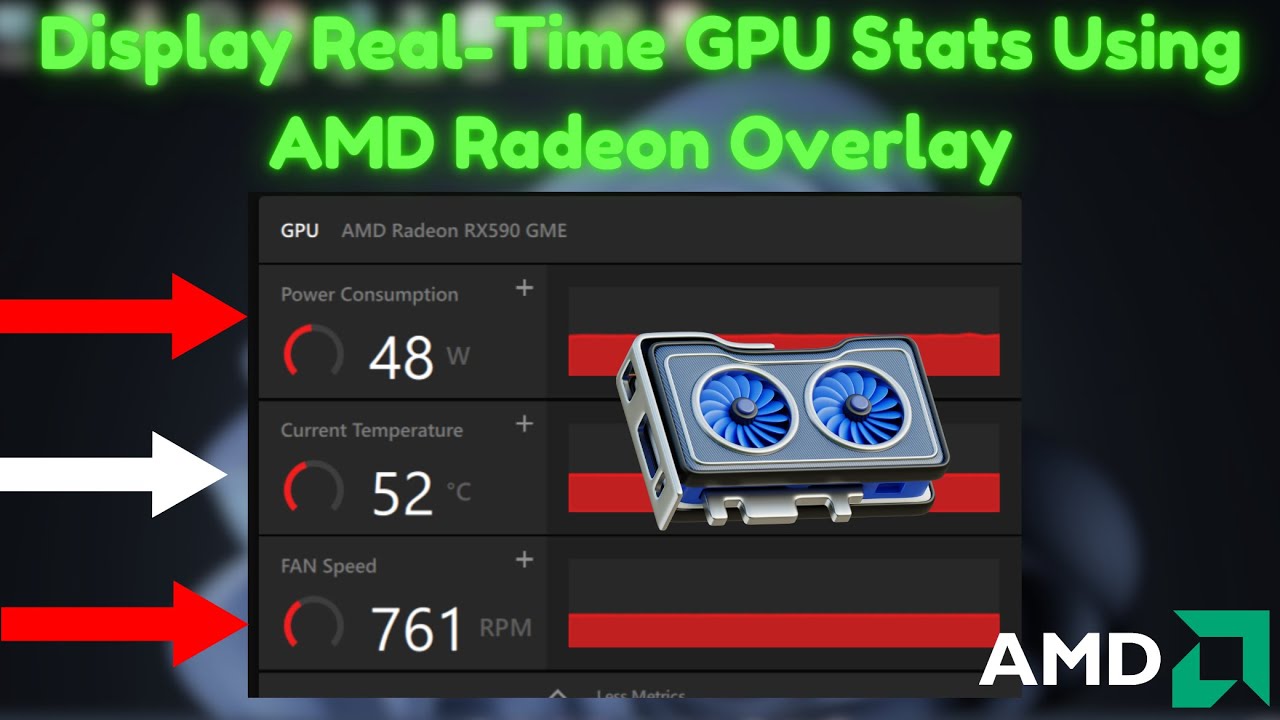 Display Real-Time GPU Stats Using AMD Radeon Overlay