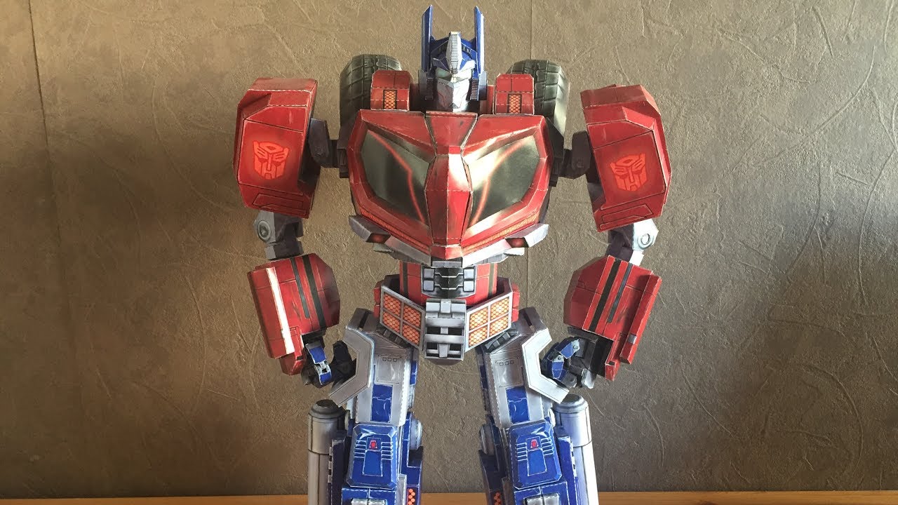Optimus Prime Papercraft partie 2