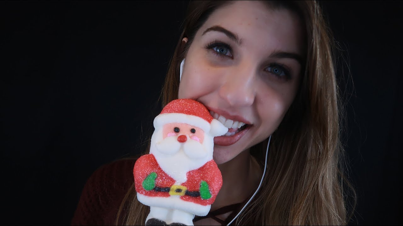 ASMR [Christmas Themed] Marshmallow Eating 🎅☃️