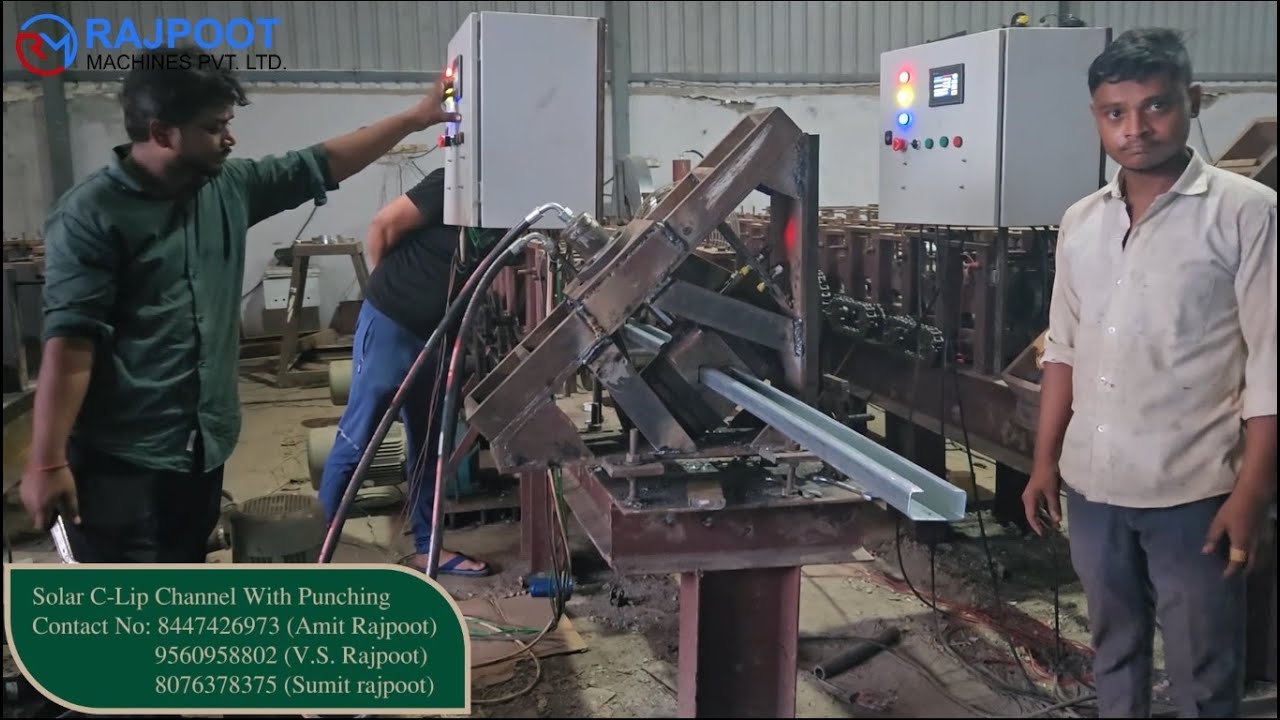 C channel roll forming machine