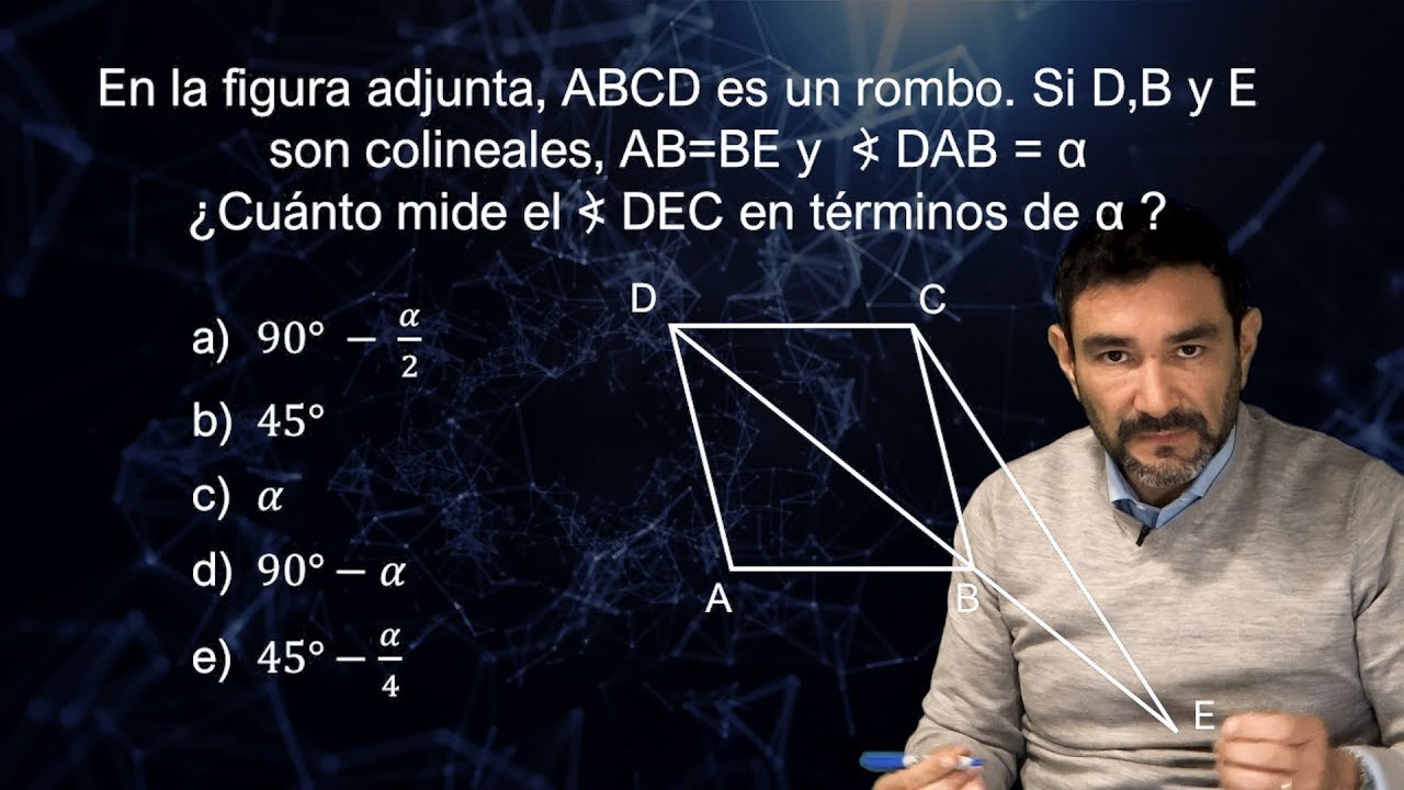 Miniclase de Geometría: Rombos, ángulos y diagonales - Profe Mauro Quintana
