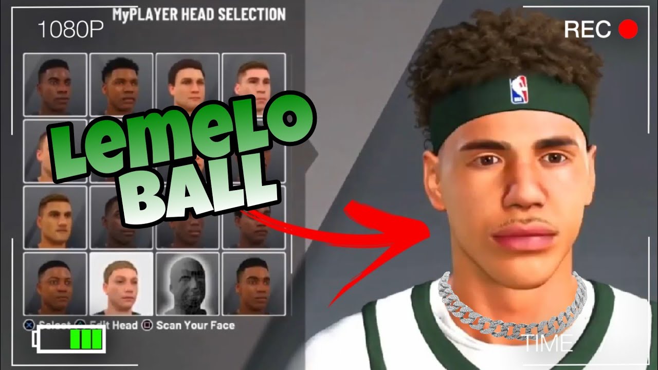 LAMELO BALL FACE CREATION !!! NBA 2K21