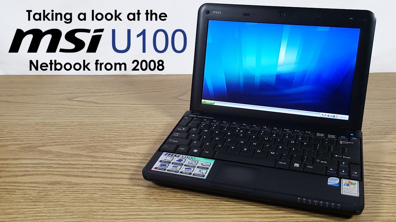 Revisiting my MSI Wind U100 Netbook from 2008 - And seeing if it can handle retro gaming