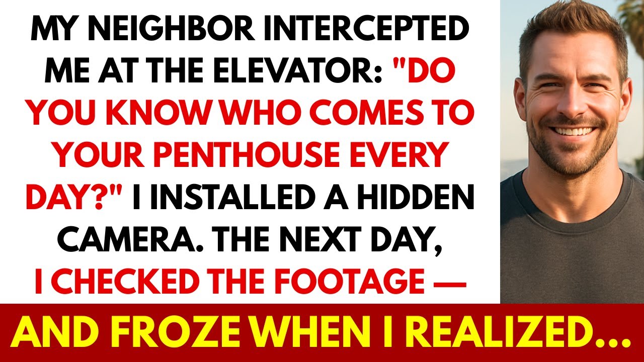 My Neighbor Stopped Me: “Someone Comes To Your Penthouse Every Day.” I Froze When I Realized...