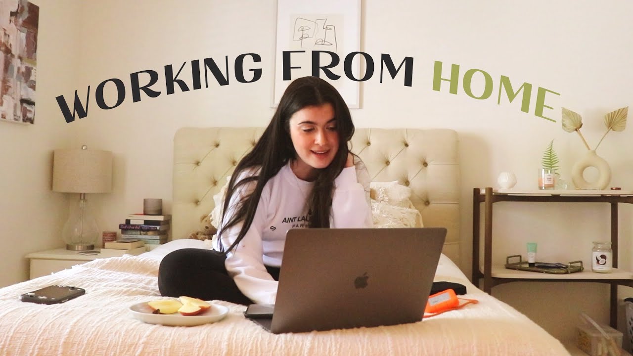 A DAY IN MY LIFE ∙ work from home vlog
