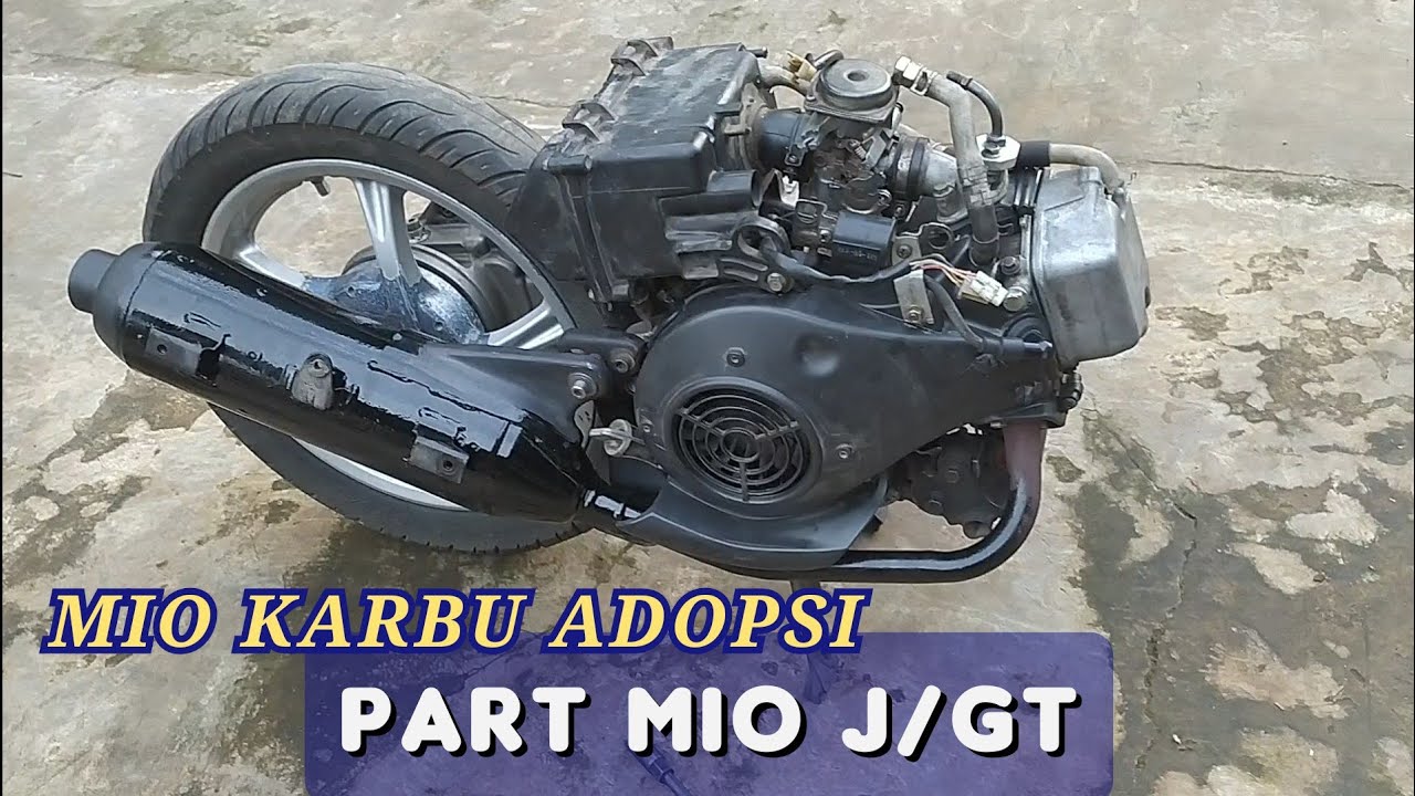 Blok dan Head Mio J/GT dipasang ke Mio Karbu | KENCANG DAN IRIT