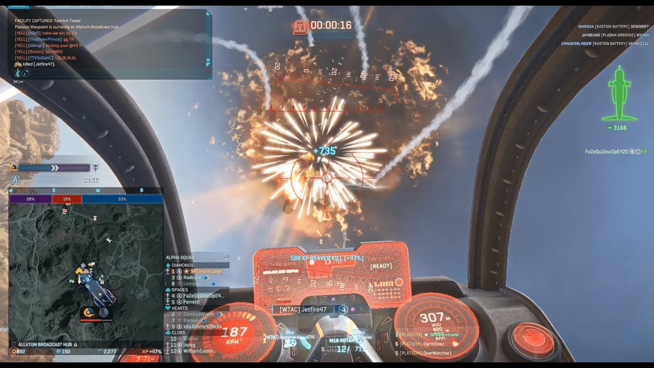 Planetside 2: Squad Gameplay/Killstreaks Montage 2020 Ultra Settings