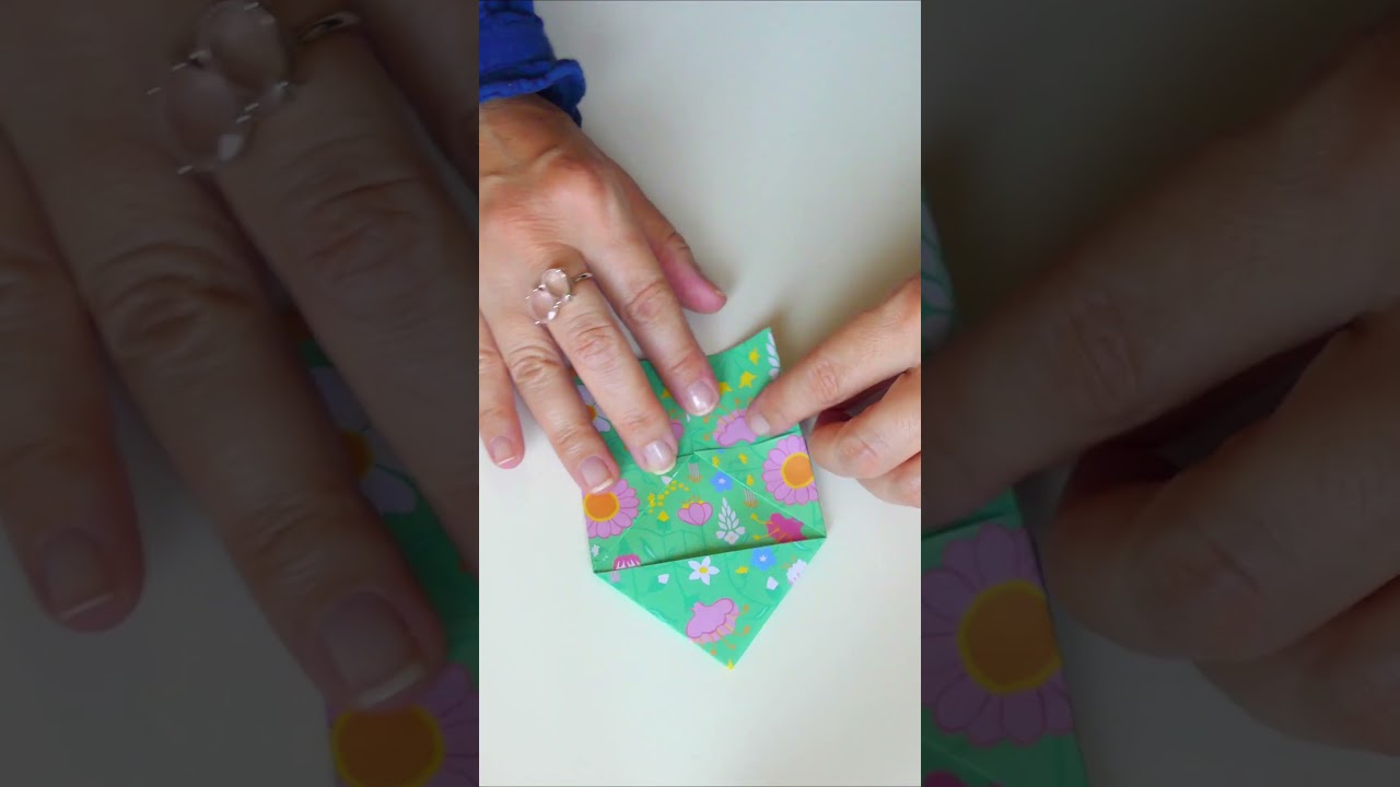 Easy Origami Heart and Paper Folding Asmr (No talking)
