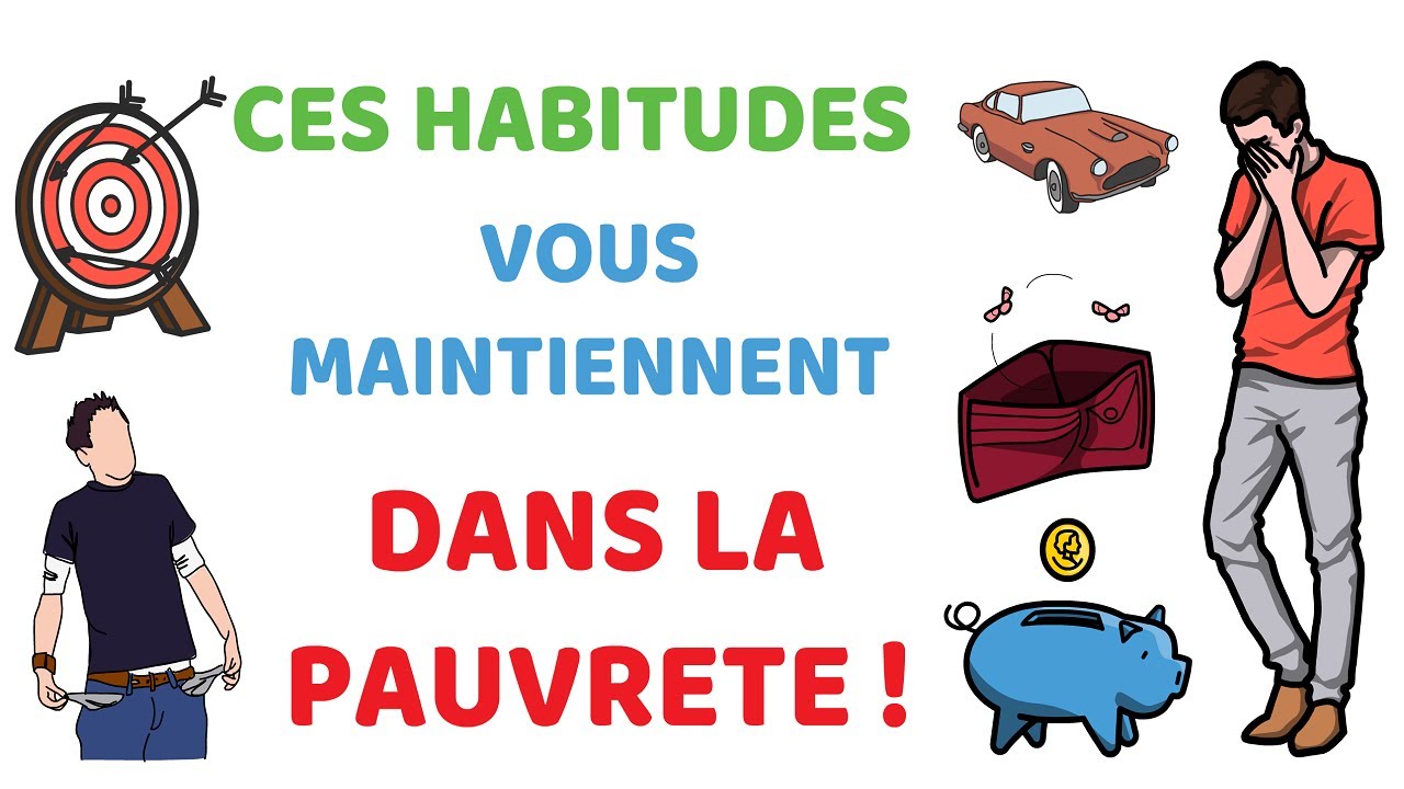 😱 7 HABITUDES financières qui vous maintiennent PAUVRE